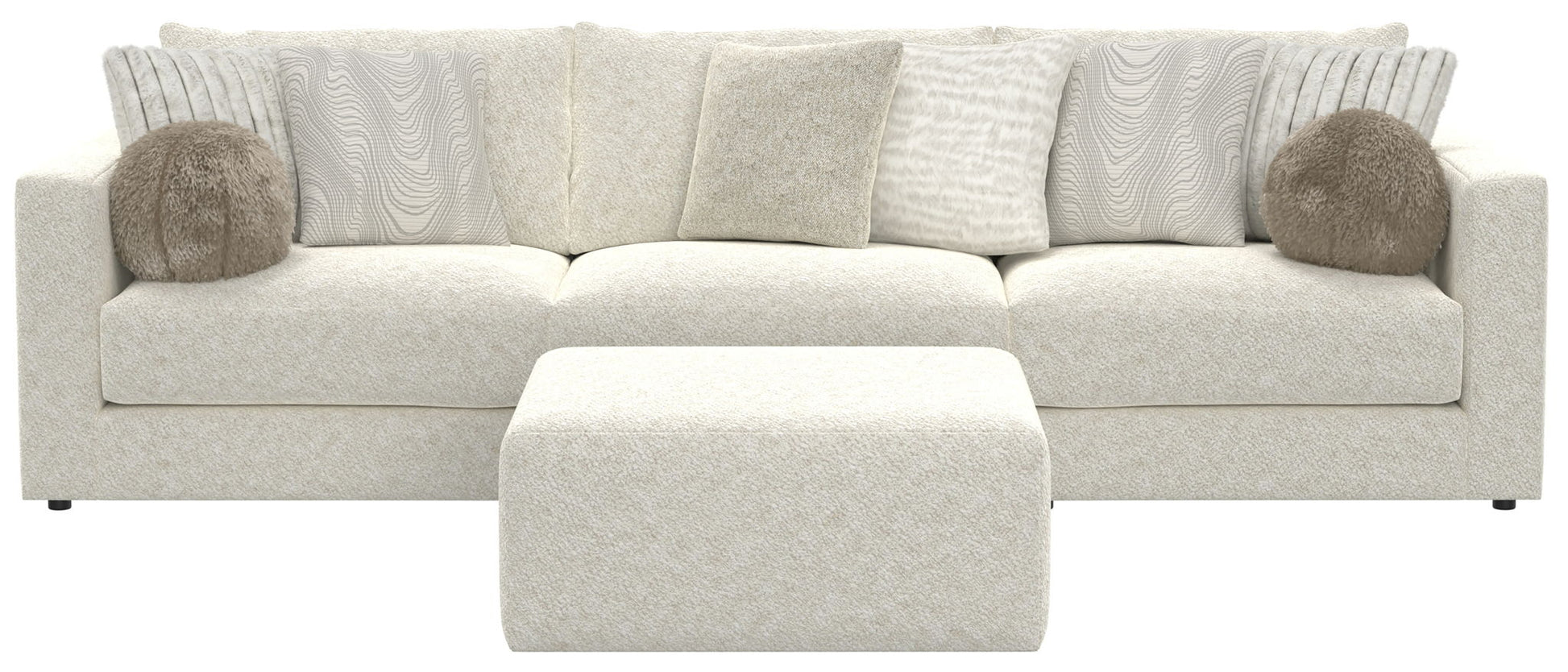 Ritzy - Modular Sofa And Included Cocktail Ottoman - Hornell Furniture Outlet