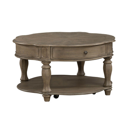 Magnolia Manor - Round Cocktail Table - Hornell Furniture Outlet