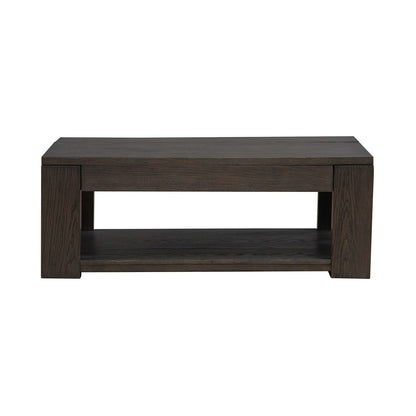 Lennox Hill - Lift Top Cocktail Table - Dark Brown - Hornell Furniture Outlet