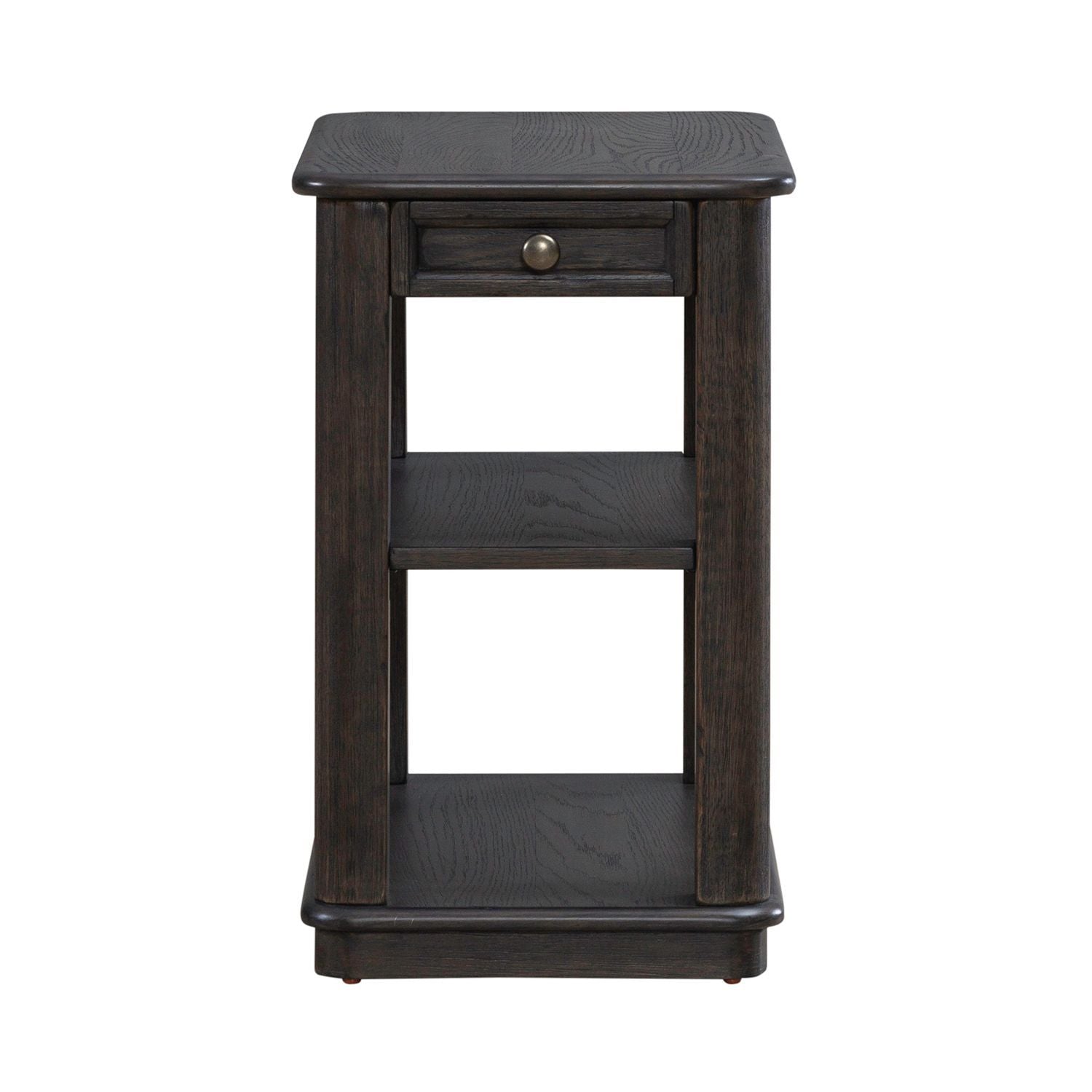 Wallace - Chair Side Table - Brown - Hornell Furniture Outlet