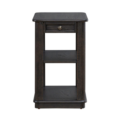 Wallace - Chair Side Table - Brown - Hornell Furniture Outlet
