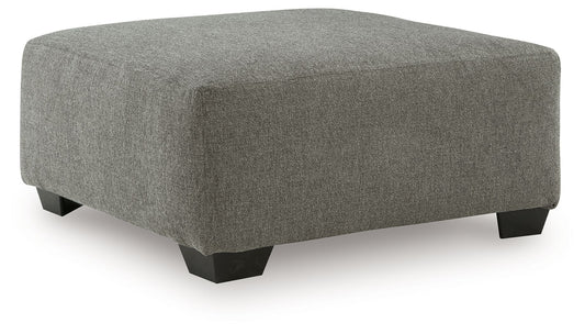 Clarington - Oversized Accent Ottoman - Greystone - Hornell Furniture Outlet