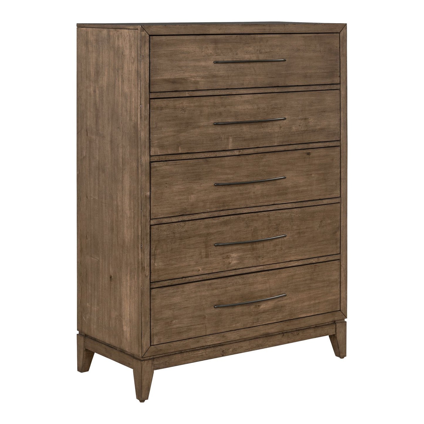 Shaker Lakes - 5 Drawer Chest - Brown - Hornell Furniture Outlet