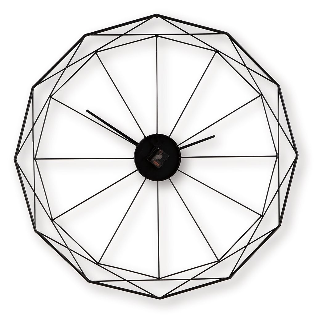Arkthorne - Black - Wall Clock - Hornell Furniture Outlet