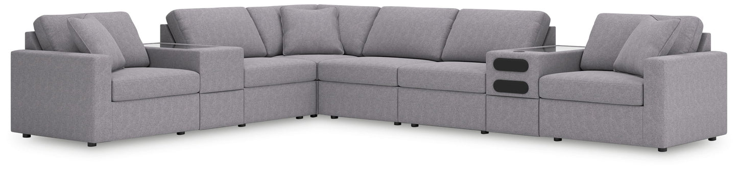 Modmax - Granite - Sectional - Hornell Furniture Outlet