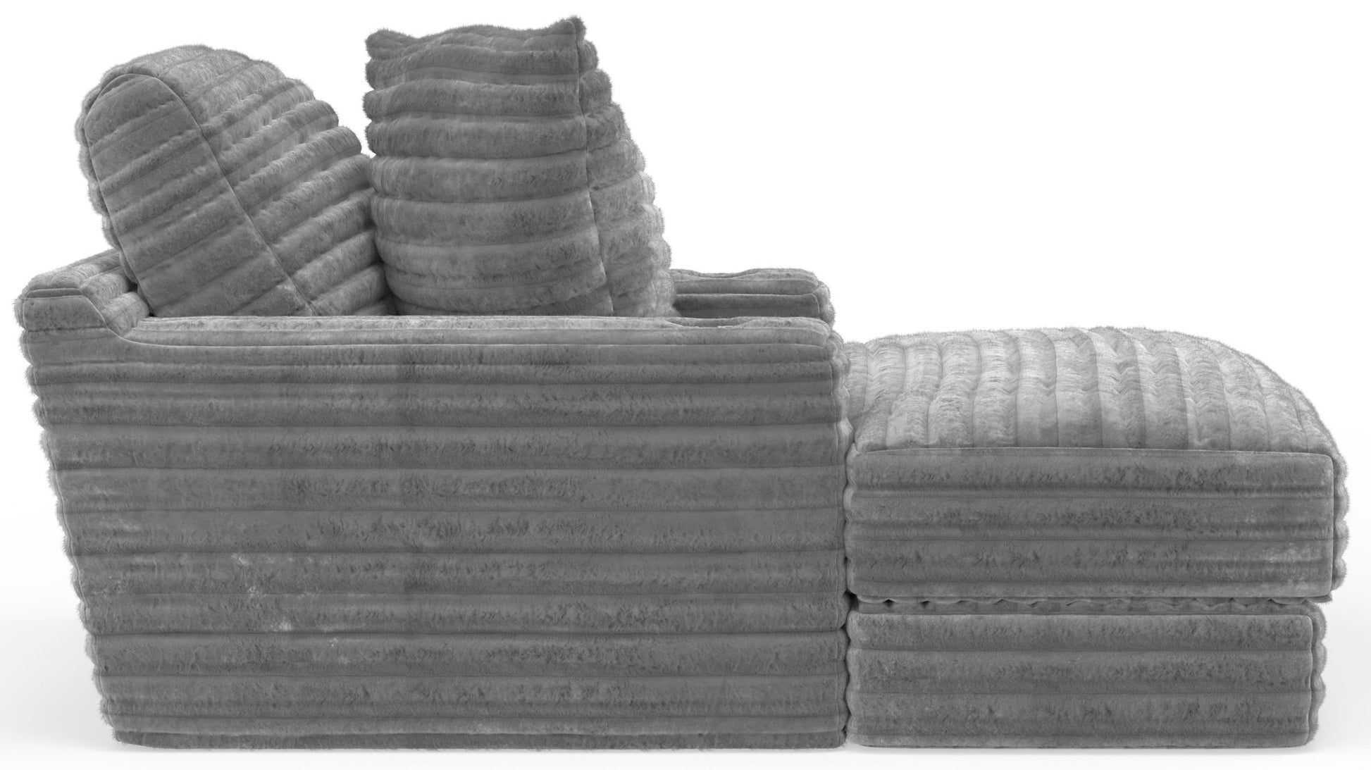 Comfrey - 2 Arm Chaise - Moonstruck - Hornell Furniture Outlet