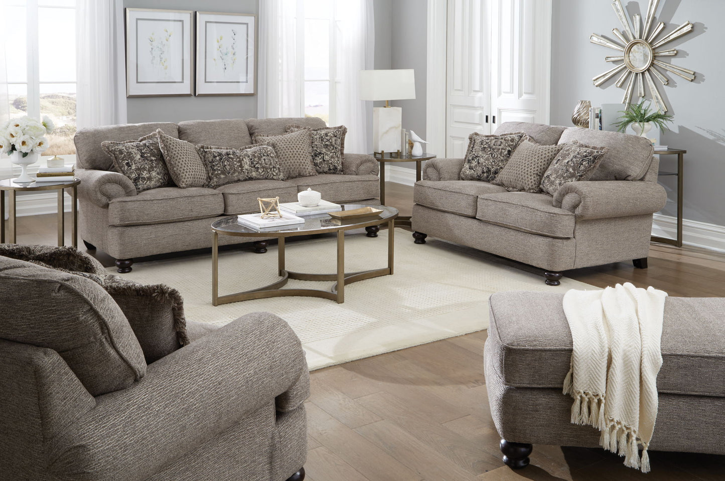 Freemont - Reclining Chair - Pewter - Hornell Furniture Outlet