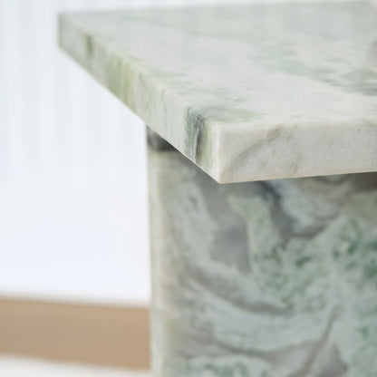 Deaconwell - White / Green - Accent Table - Hornell Furniture Outlet