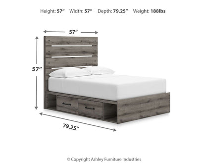Graystorm - Panel Storage Bed - Hornell Furniture Outlet