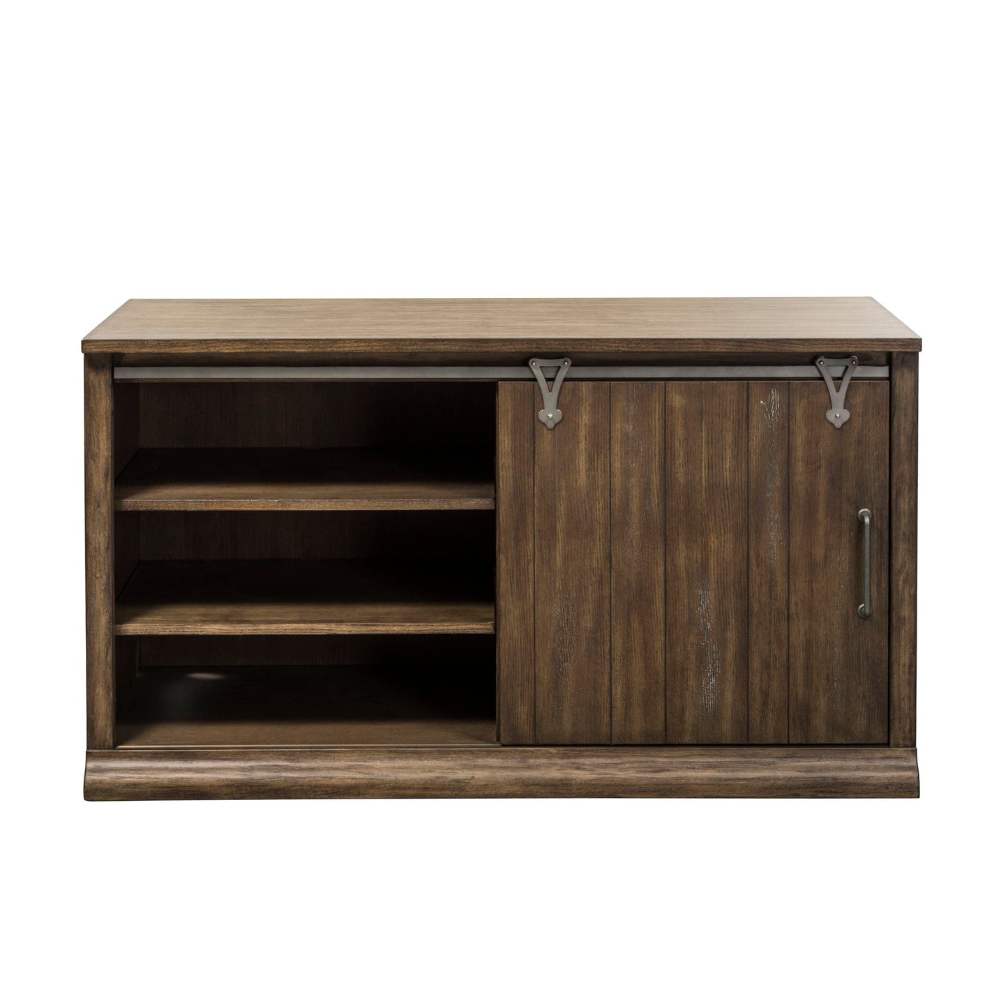 Stone Brook - Computer Credenza - Dark Brown - Hornell Furniture Outlet