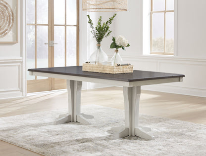 Darborn - Gray / Brown - Dining Table - Hornell Furniture Outlet
