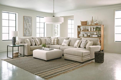 Salem - Cocktail Ottoman - Beige - Hornell Furniture Outlet