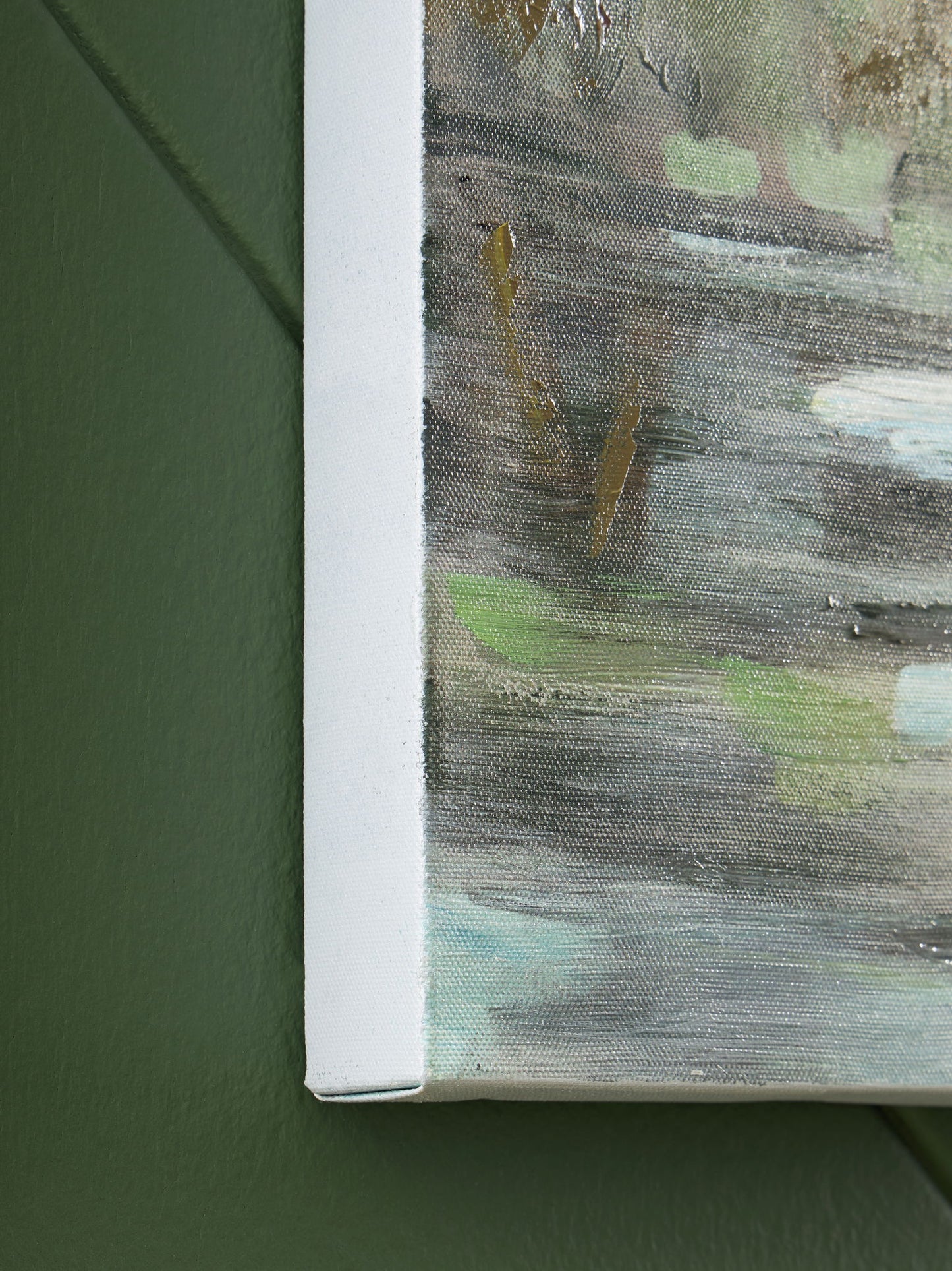 Evermaddick - Green / Gray / White - Wall Art - Hornell Furniture Outlet