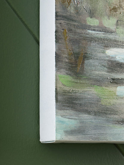 Evermaddick - Green / Gray / White - Wall Art - Hornell Furniture Outlet