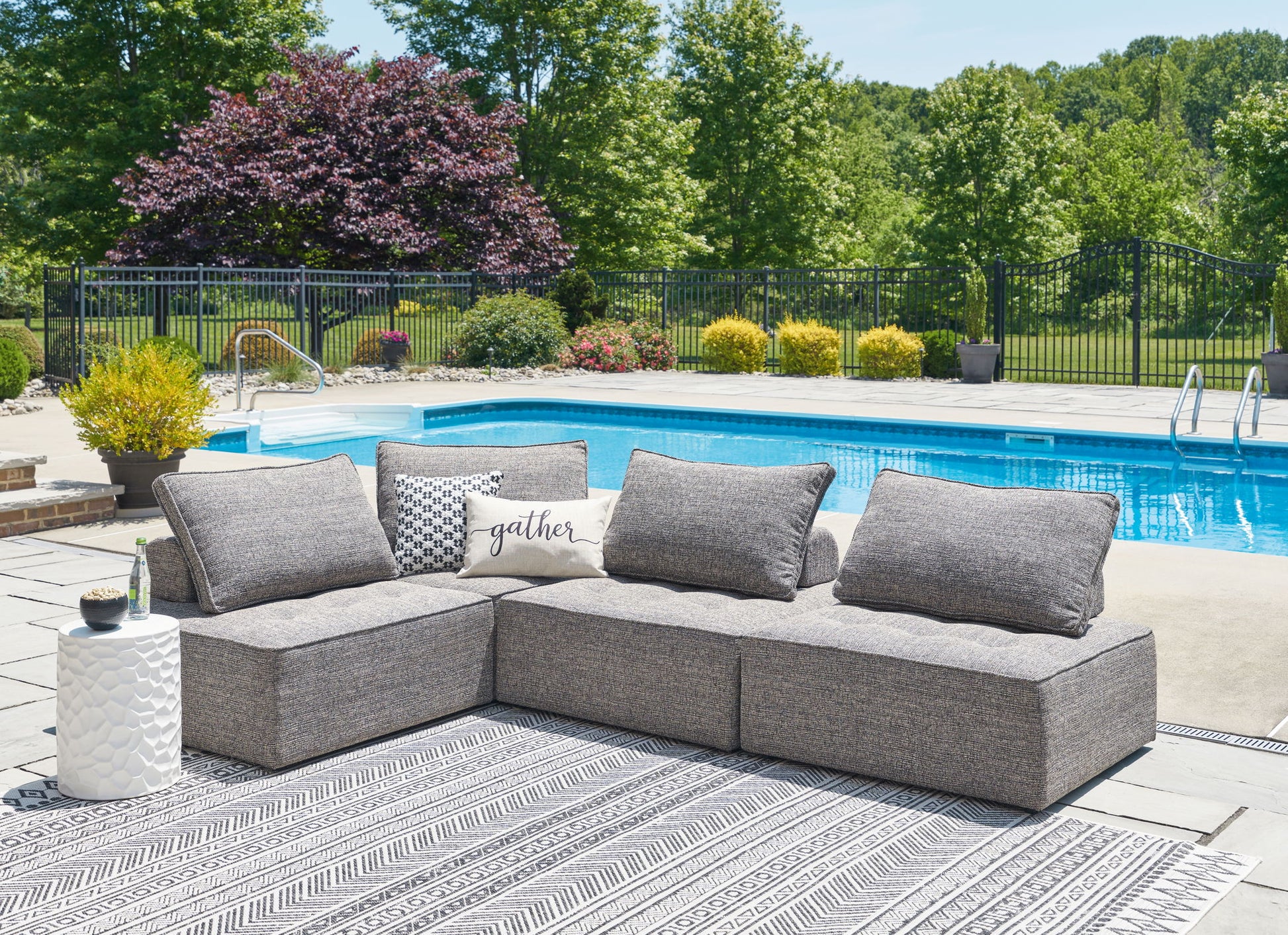 Bree Zee - Outdoor Sectional - Hornell Furniture Outlet