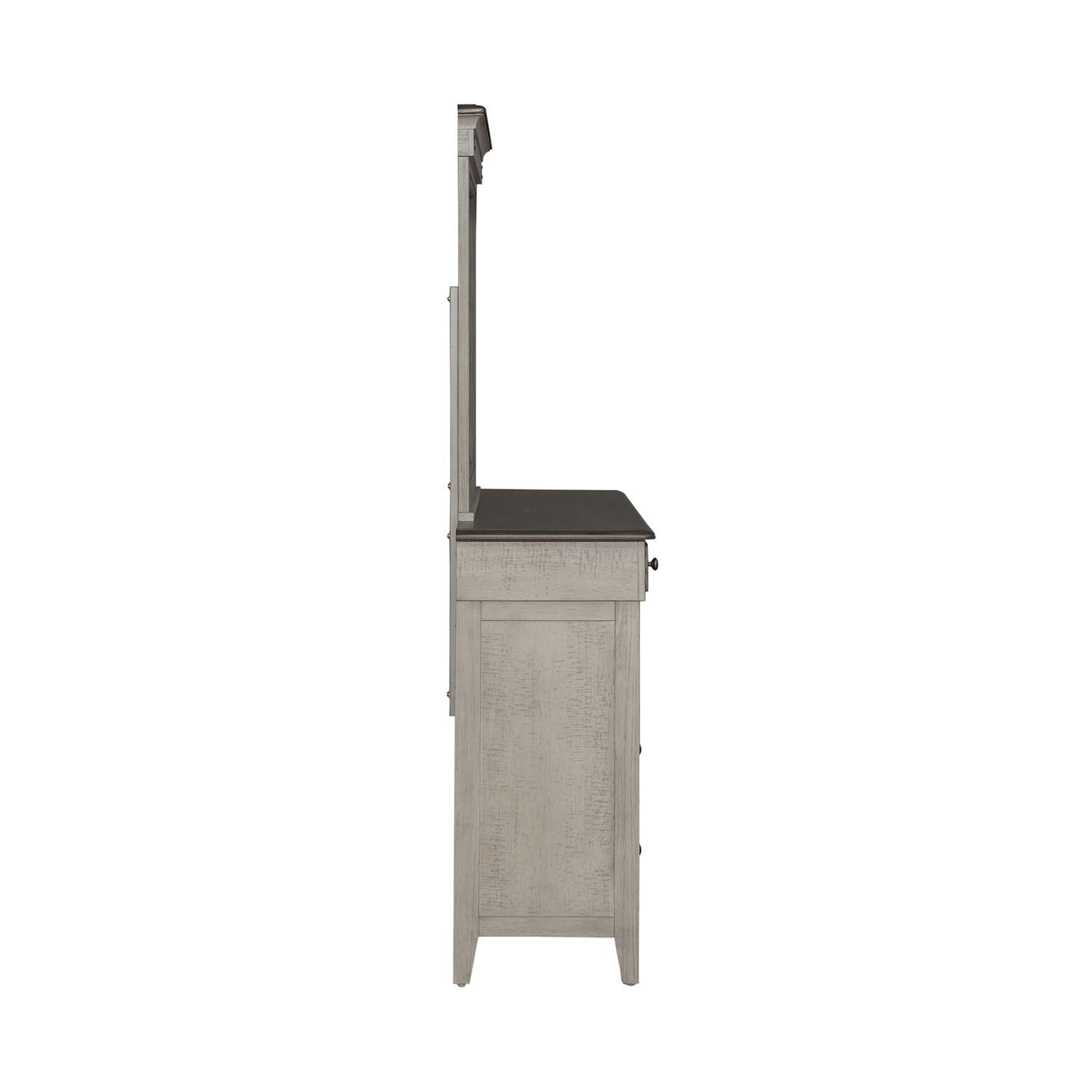 Ivy Hollow - Dresser & Mirror - White - Hornell Furniture Outlet