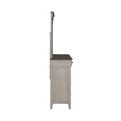 Ivy Hollow - Dresser & Mirror - White - Hornell Furniture Outlet