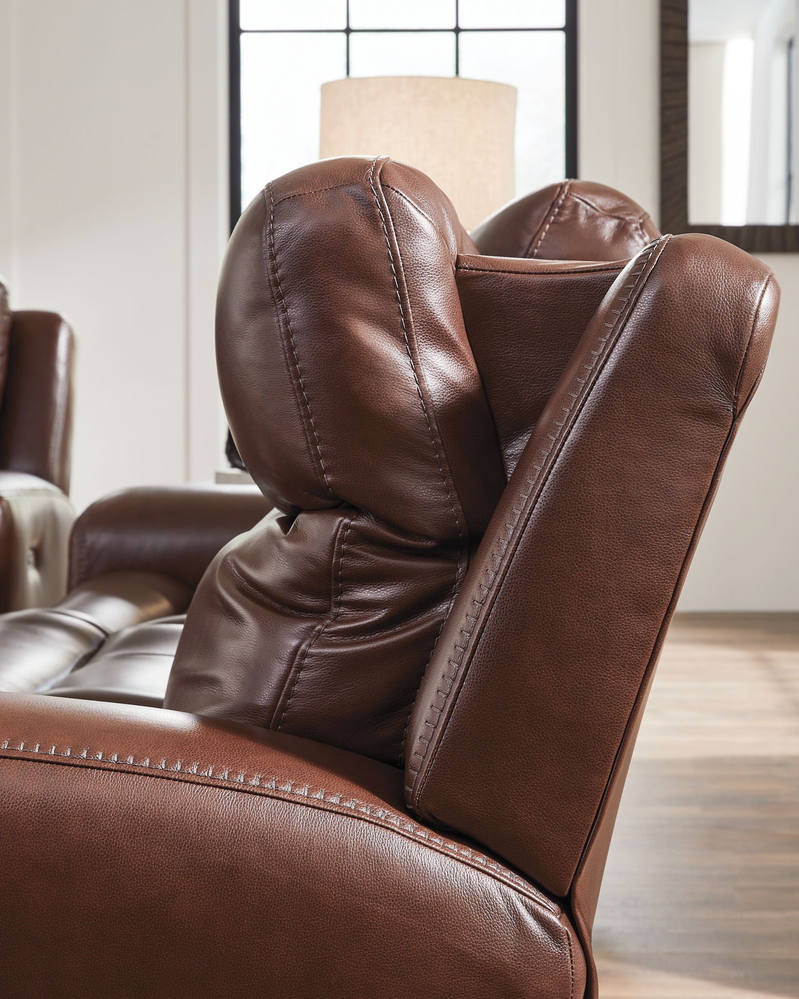 Next Move - Power Reclining Loveseat With Console / Adjustable Headrest - Hornell Furniture Outlet