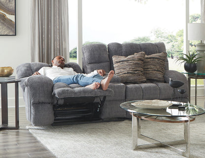 Ashland - Lay Flat Reclining Console Loveseat - Hornell Furniture Outlet