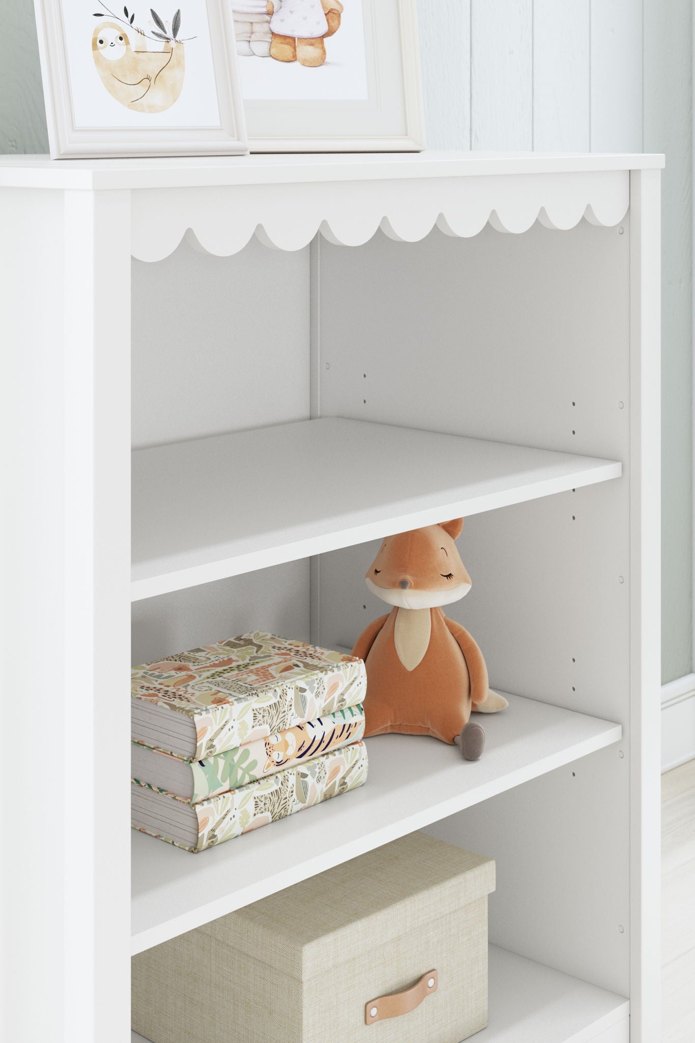 Hallityn - Bookcase - White - Hornell Furniture Outlet