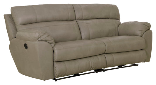 Costa - Power Lay Flat Reclining Sofa - Hornell Furniture Outlet
