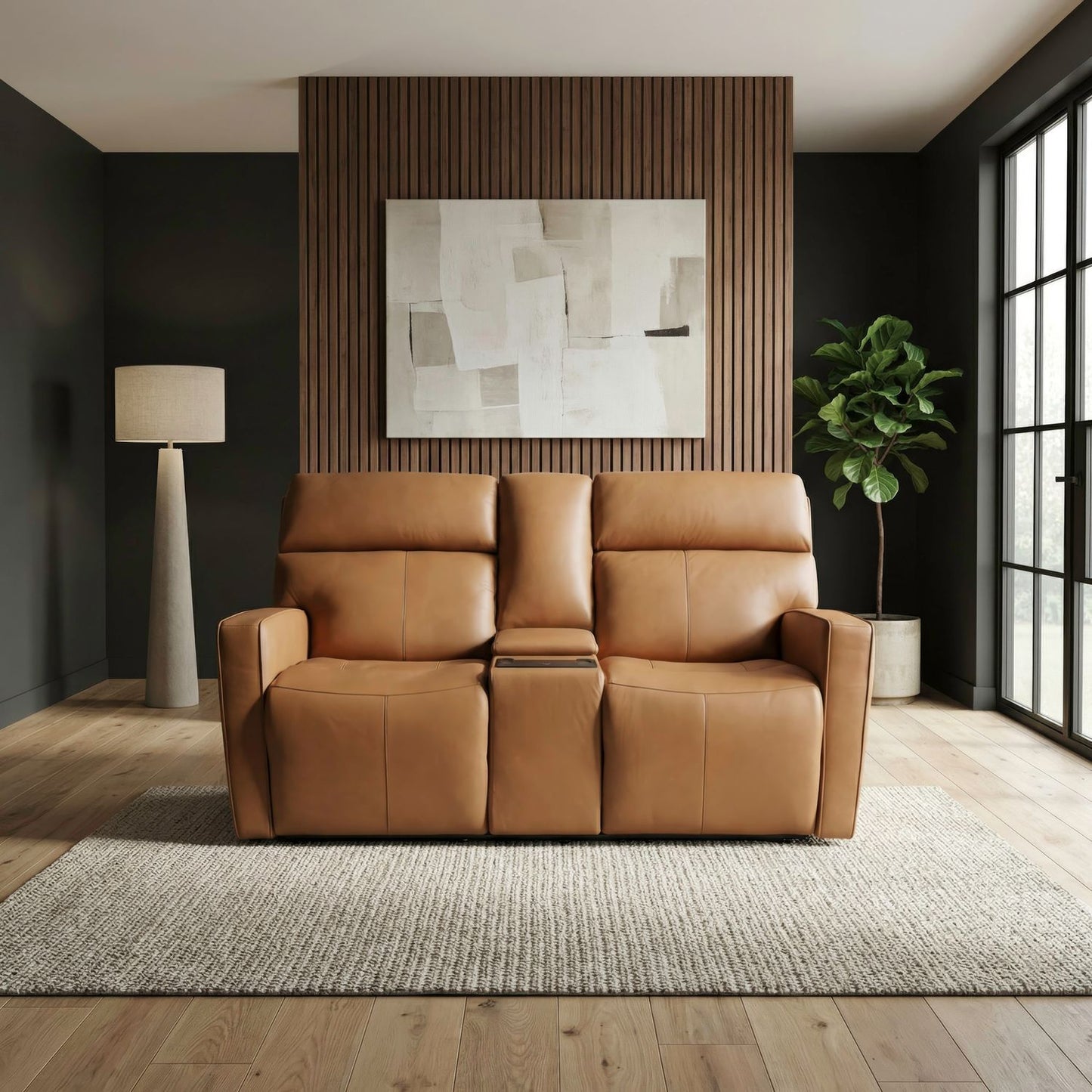 Chase - Loveseat With Console P3 & ZG - Hornell Furniture Outlet