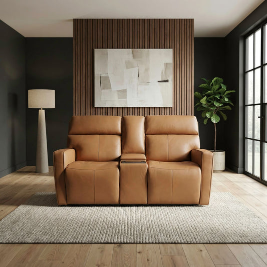 Chase - Loveseat With Console P3 & ZG - Hornell Furniture Outlet