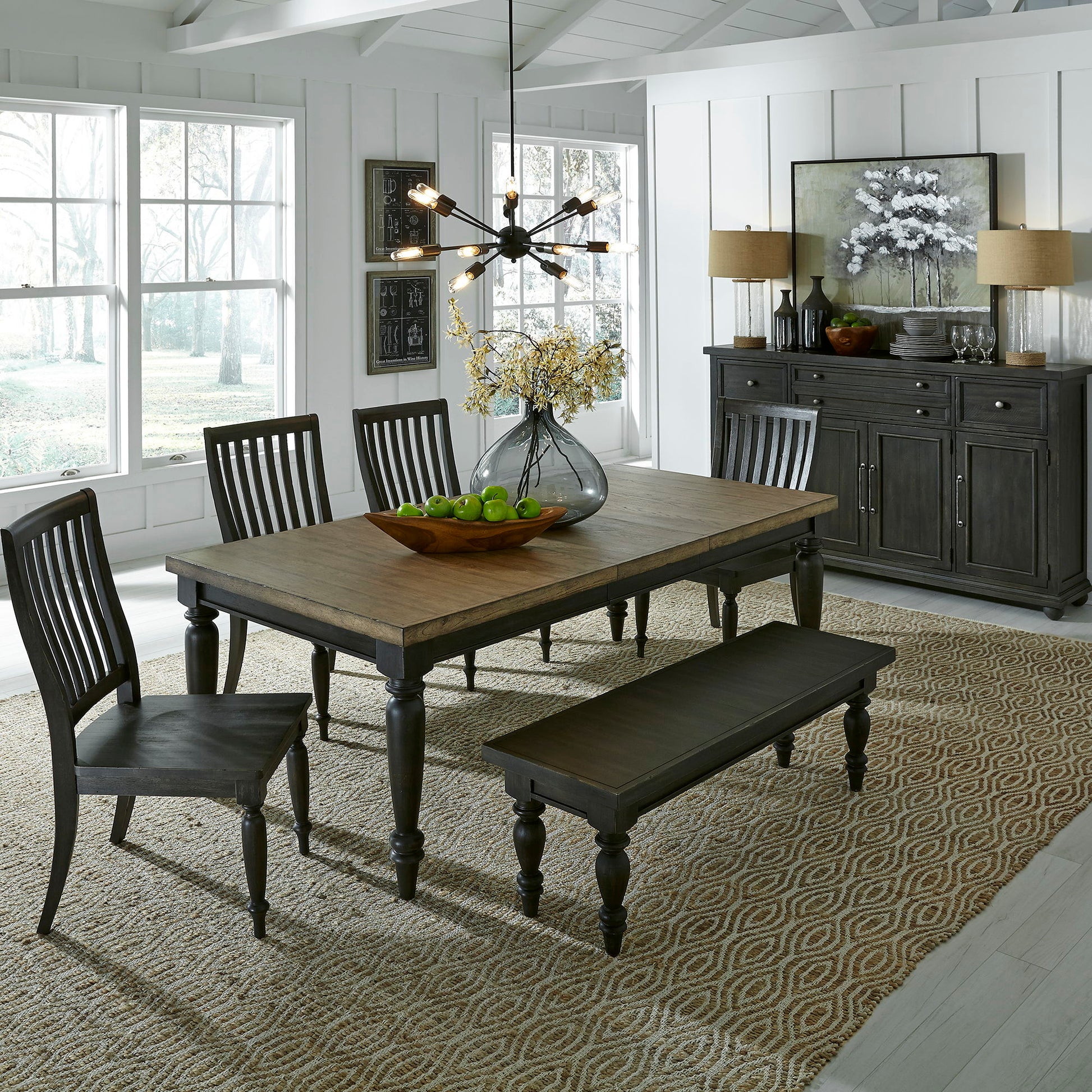 Harvest Home - Rectangular Table Set - Hornell Furniture Outlet