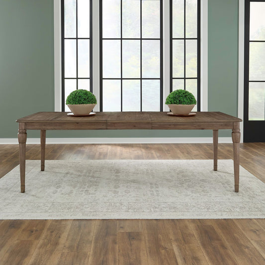 Hickory Grove - Rectangular Leg Table - Heirloom Brown - Hornell Furniture Outlet