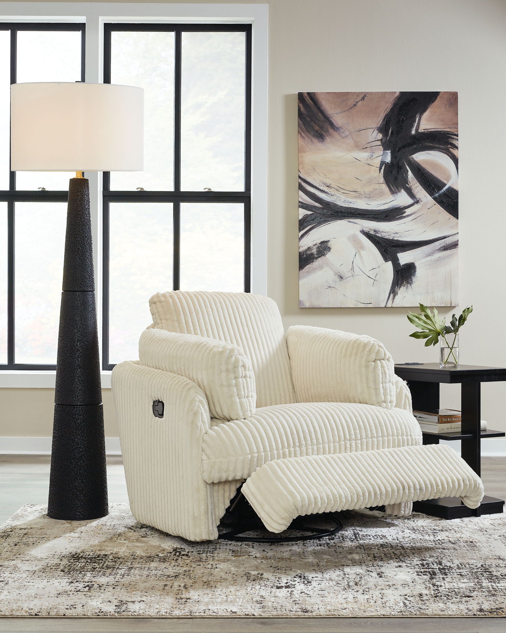 Tie - breaker - Swivel Glider Recliner - Hornell Furniture Outlet