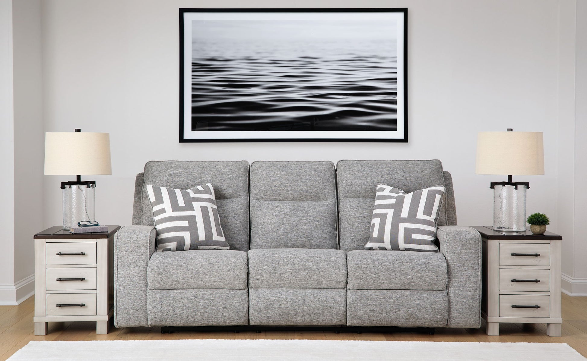 Biscoe - Reclining Living Room Set - Hornell Furniture Outlet