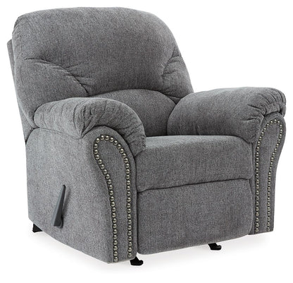 Allmaxx - Rocker Recliner - Pewter - Hornell Furniture Outlet