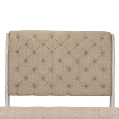 Abbey Park - Upholstered Sleigh Headboard - Hornell Furniture Outlet