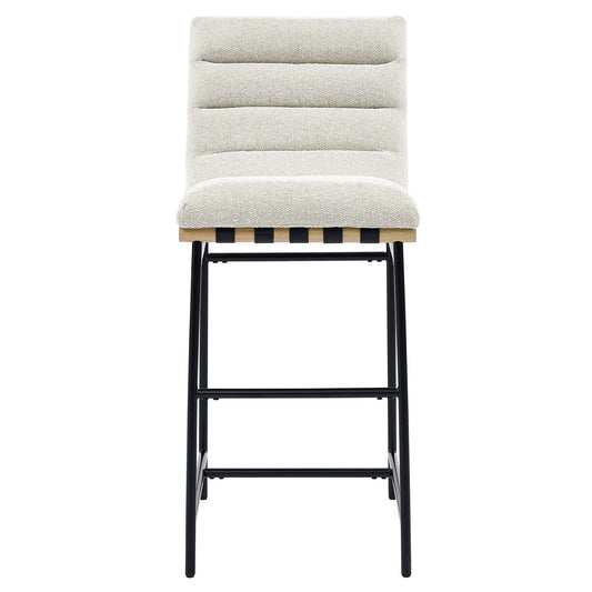 Nicco - PU Bar Chair (Set of 2) - Hornell Furniture Outlet