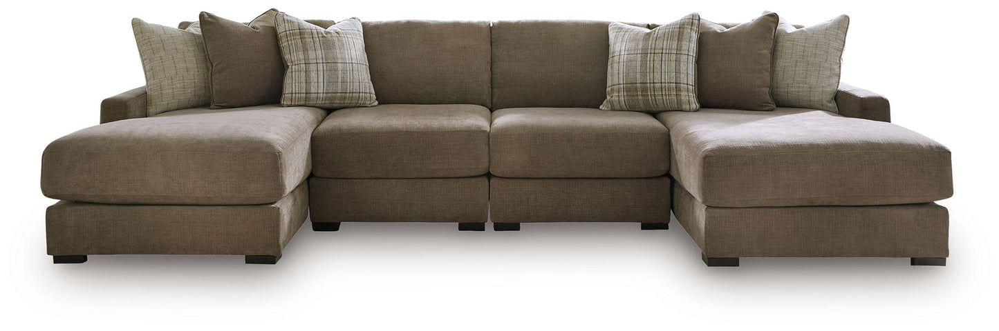 Camellia - Court - Sectional - Hornell Furniture Outlet