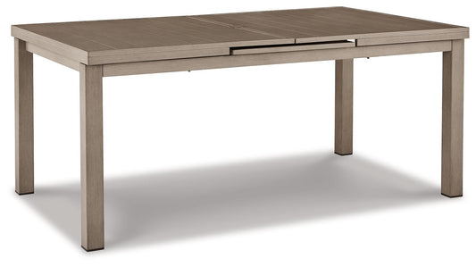Beach Front - Beige - RECT Dining Room EXT Table - Hornell Furniture Outlet