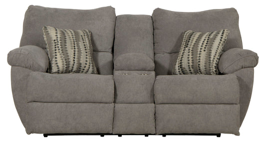 Sadler - Lay Flat Reclining Console Loveseat - Hornell Furniture Outlet