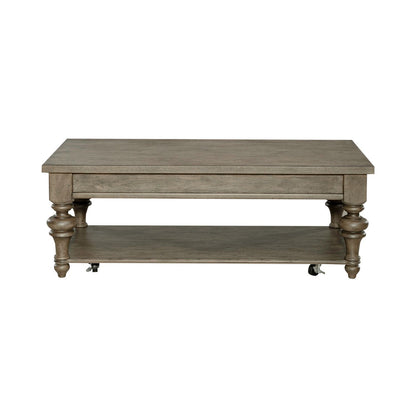 Americana Farmhouse - Rectangular Cocktail Table - Light Brown - Hornell Furniture Outlet