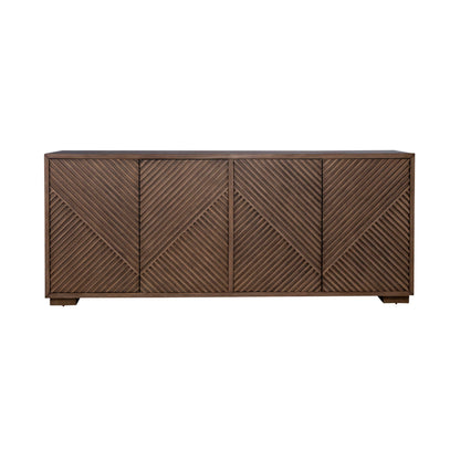 Easton - 82" TV Console - Urban Bronze - Hornell Furniture Outlet
