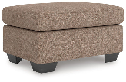 Triston - Peaks - Suede - Ottoman - Hornell Furniture Outlet