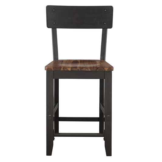 Bermuda - Counter Stool (Set of 2) - Black - Hornell Furniture Outlet