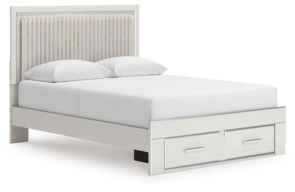 Zuraleus - Upholstered Panel Platform Storage Bed - Hornell Furniture Outlet