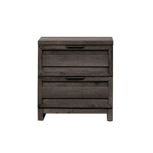 Tanners Creek - Nightstand - Dark Gray - Hornell Furniture Outlet