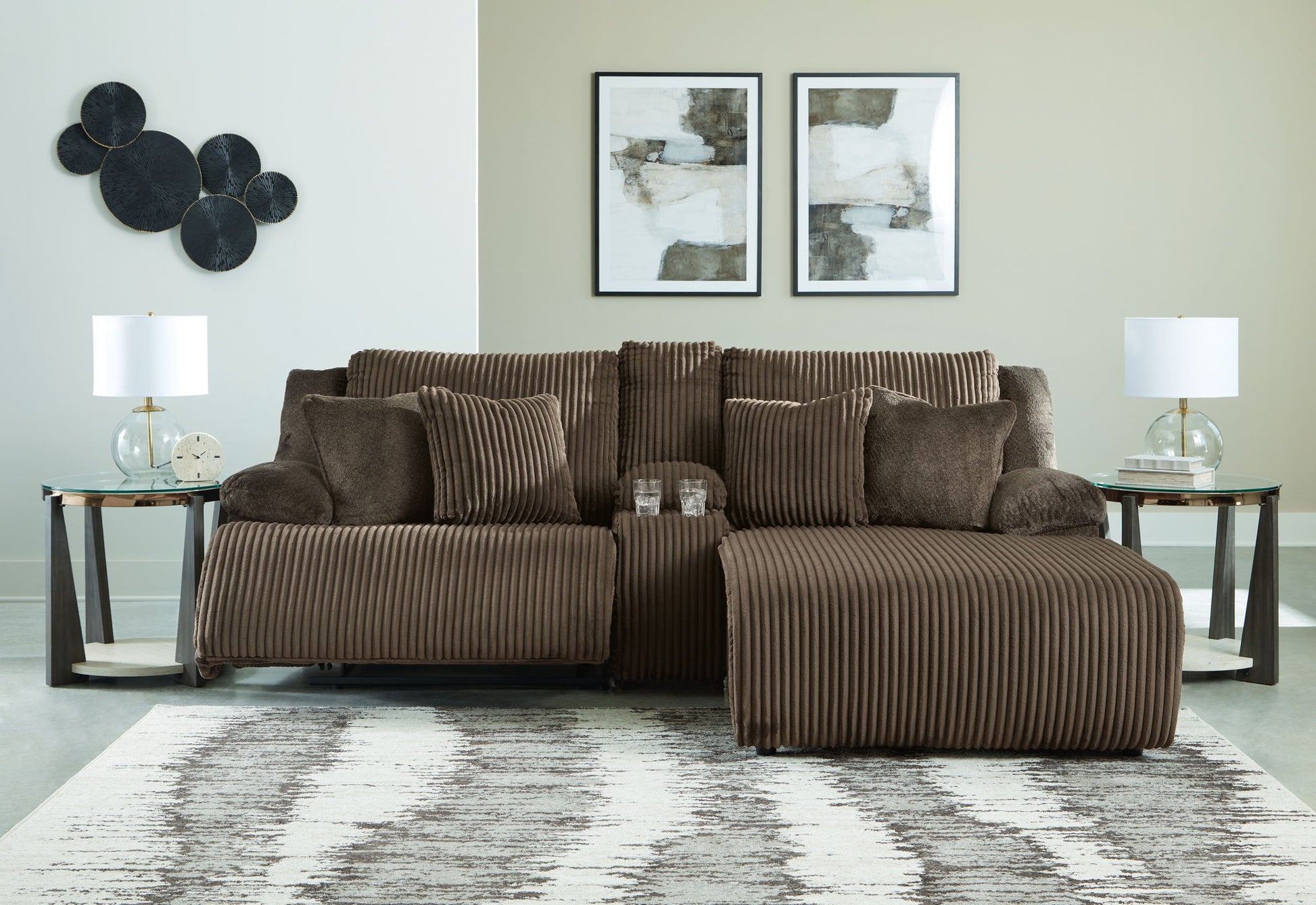 Top Tier - Reclining Sectional - Hornell Furniture Outlet