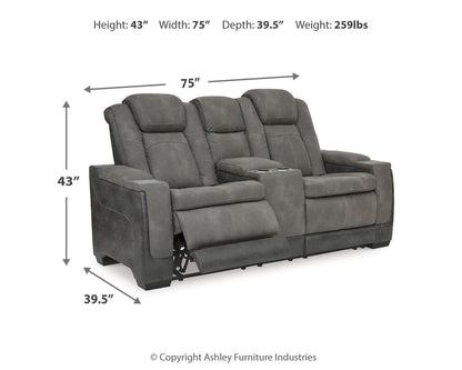 Next - Gen Durapella - Power Reclining Loveseat - Hornell Furniture Outlet