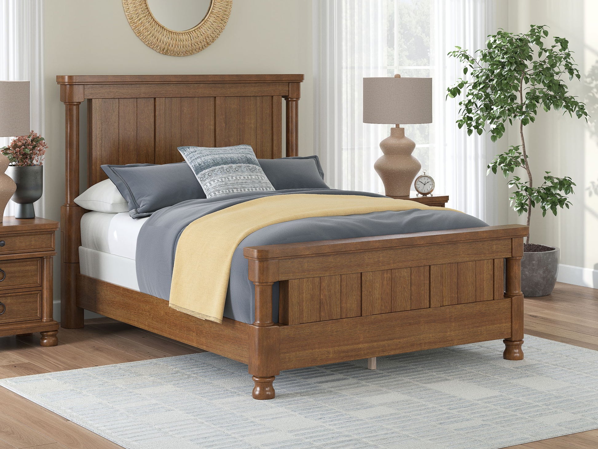 Rowlenstown - Poster Bed - Hornell Furniture Outlet