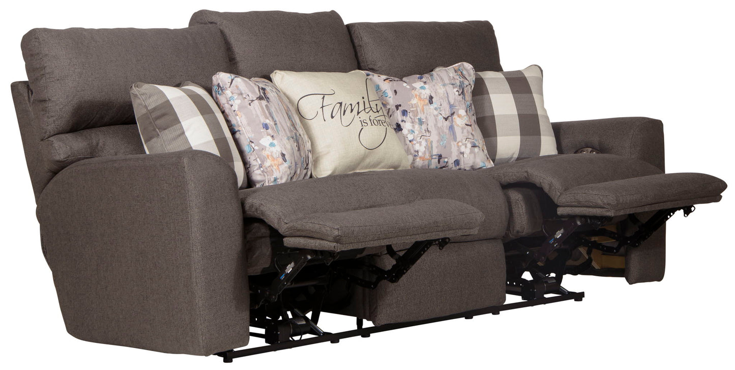 Searsport - Power Headrest Reclining Sofa - Hornell Furniture Outlet