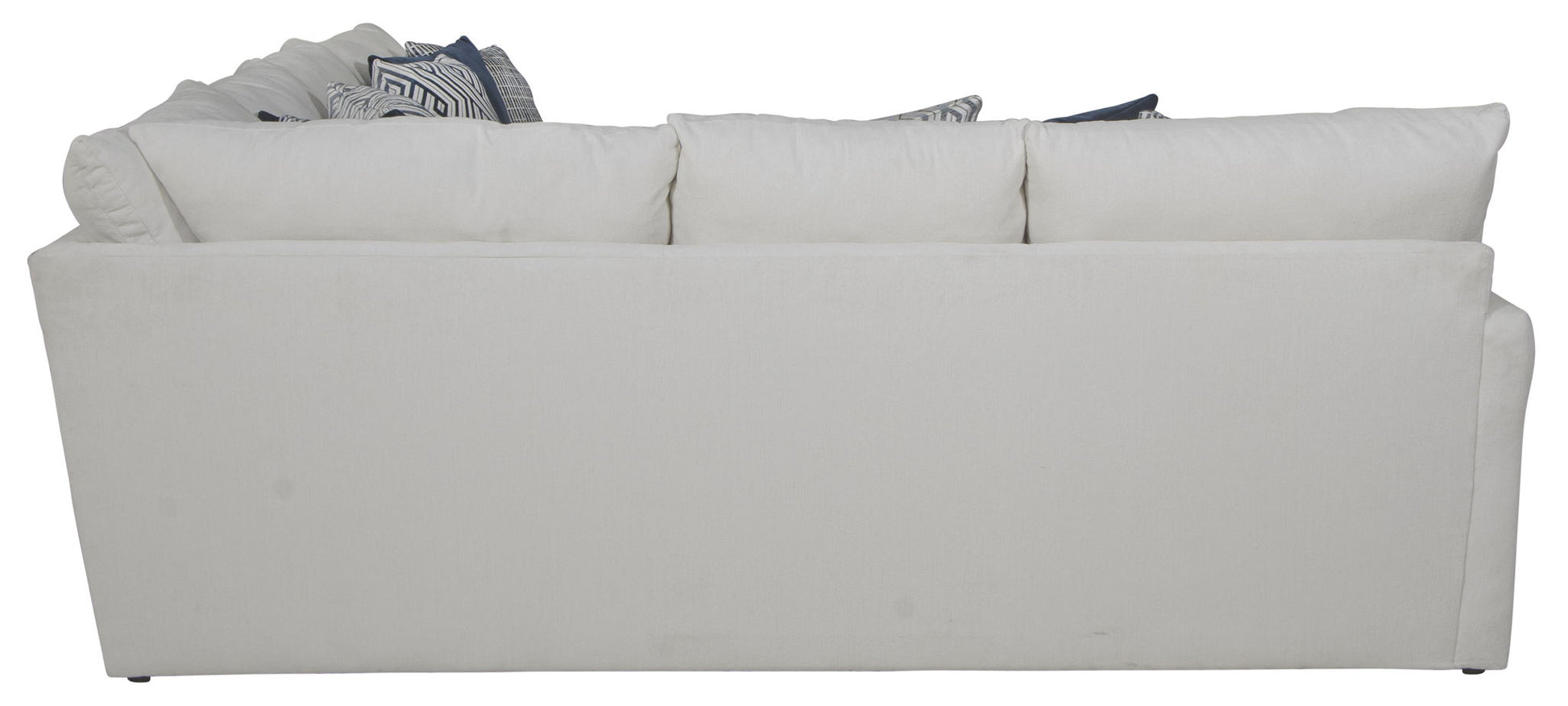 Polaris - Sectional With Comfort Coil Seating, 9 Included Accent Pillows And Included Cocktail Ottoman - Hornell Furniture Outlet
