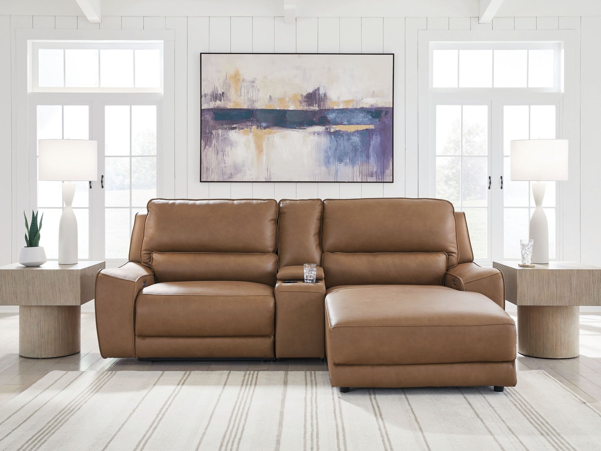 DeepWakes - Power Reclining Sectional - Hornell Furniture Outlet
