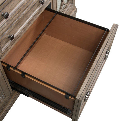 Simply Elegant - 3 Piece Home Offi Set (Desk & Hutch Set) - Light Brown - Hornell Furniture Outlet